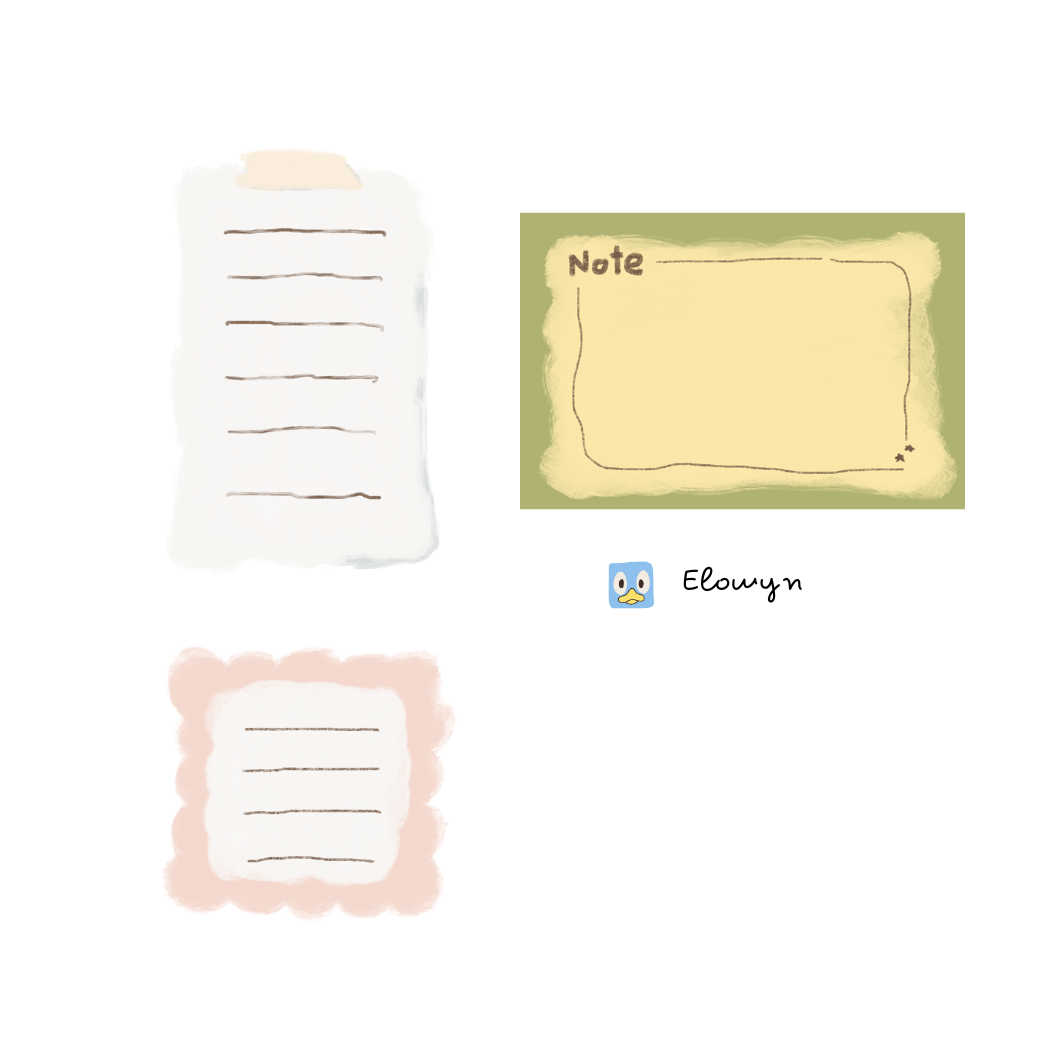 digital memo, elowyn, GoodNotes