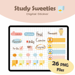 Study Sweeties | Digital Sticker